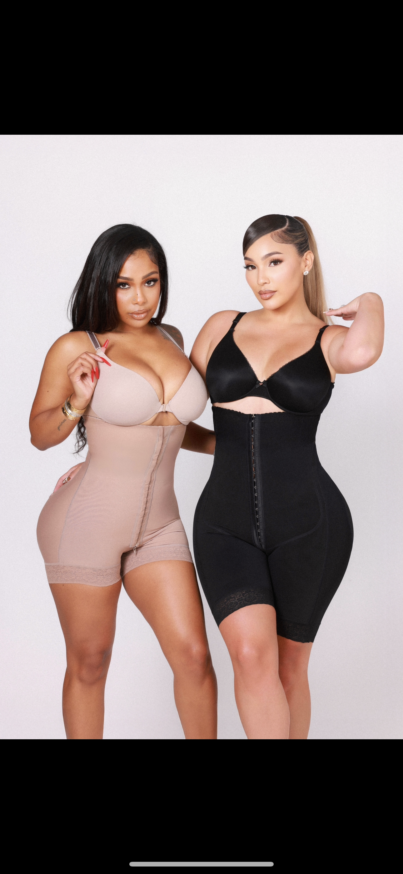 Black Faja Regular Strapless