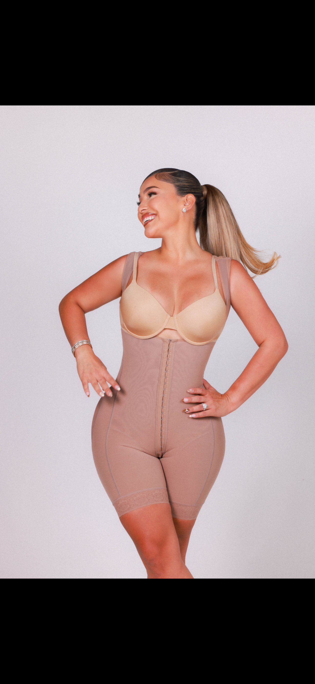Beige Faja Regualr Strap