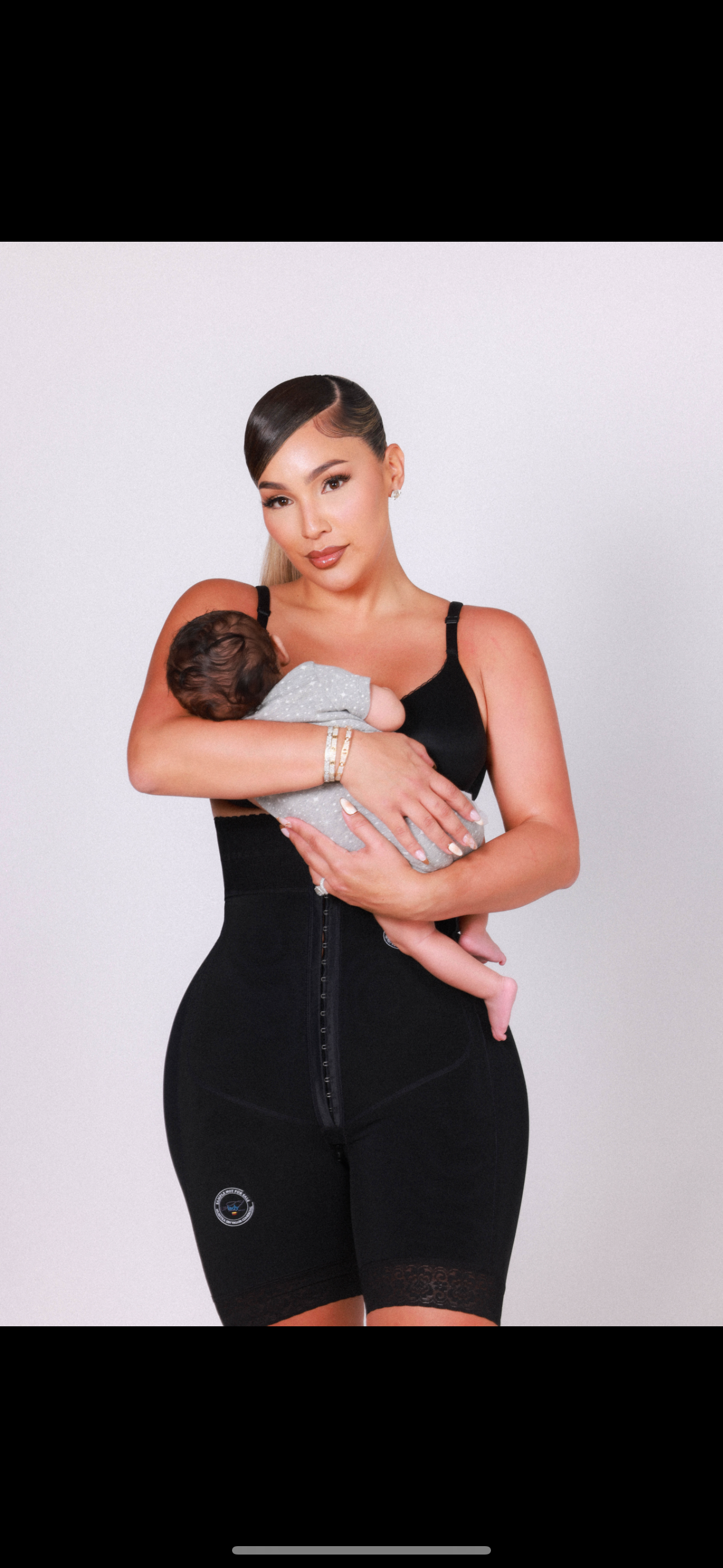 Black Faja Curvy Strapless